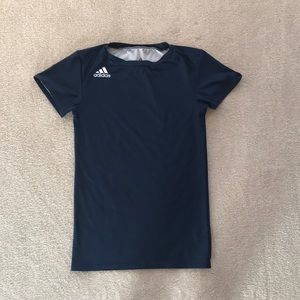 ADIDAS NAVY COMPRESSION SHIRT